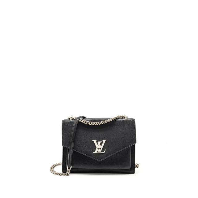 Louis Vuitton My Lock Me Bag Calfskin Black SHW in Black Calfskin from EMIER