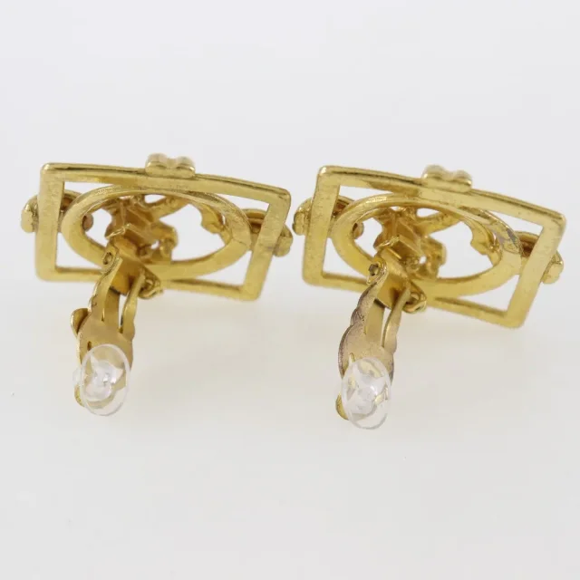 Chanel Plated Earrings in Gold Gold-plated metal from LuxUness, photo 4 of 7