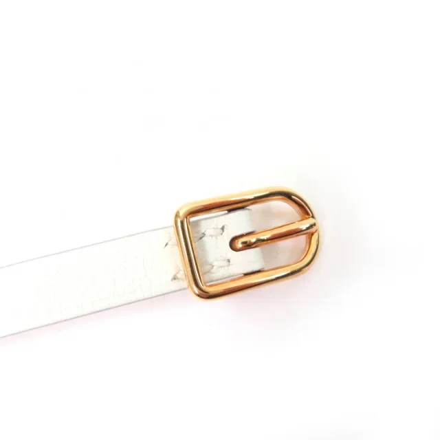 Hermès Mole Bracelet Leather Bracelet Size 17 in White Others from LuxUness, photo 5 of 8