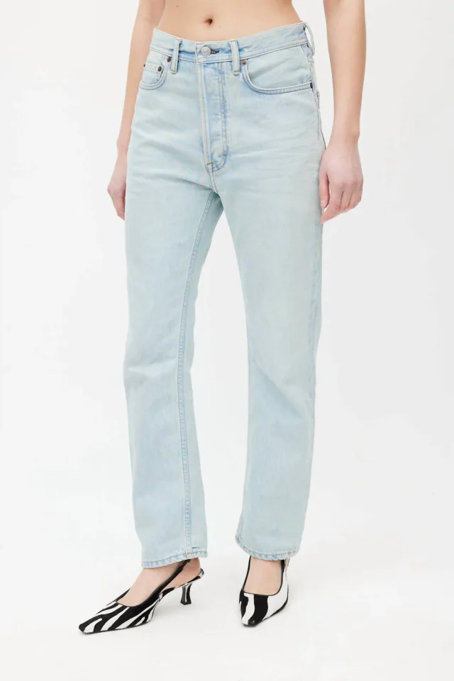 Acne Studios Straight Denim Jeans in Denim from Snagged&Bagged, photo 2 of 3