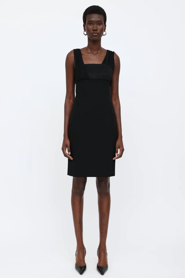 Versace Asymmetric Strap Dress from VSP Consignment