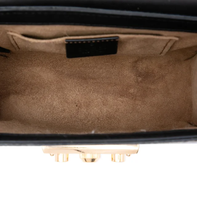 Beige Gucci Small GG Supreme Padlock Crossbody in Beige Coated canvas from Designer Revival, photo 2 of 2