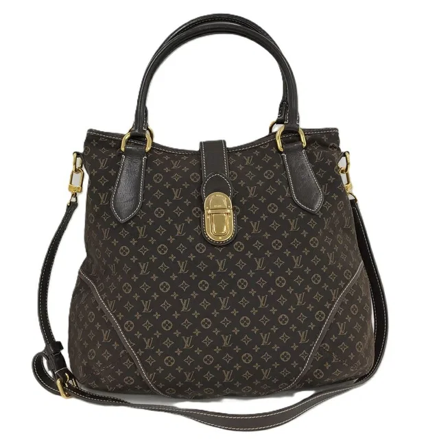 Louis Vuitton Elegy 2-Way Bag Monogram Canvas Dark Brown in Brown Coated canvas from The Reluxe