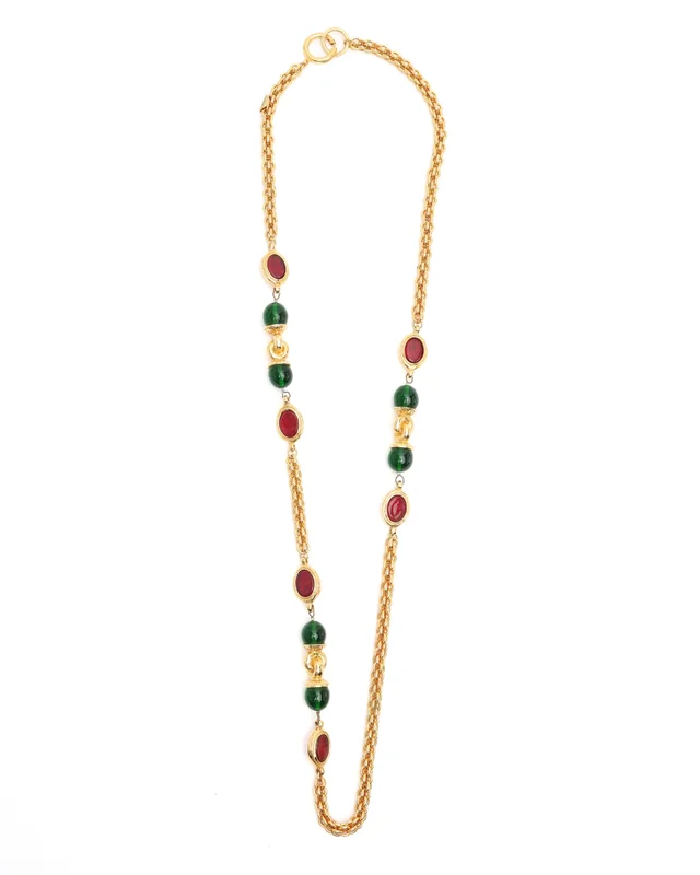 Chanel Vintage Gripoix Long Necklace from A Retro Tale, photo 2 of 4