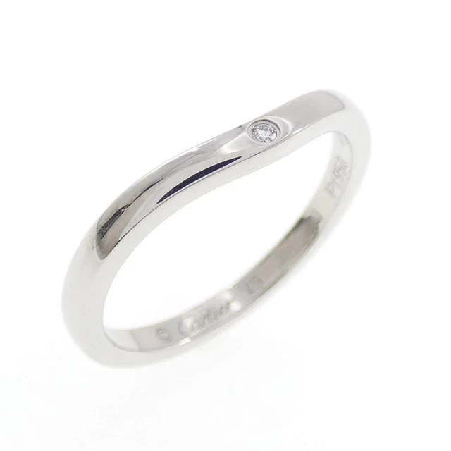 Cartier Ballerine Platinum Diamond Ring Size 9 from LuxUness