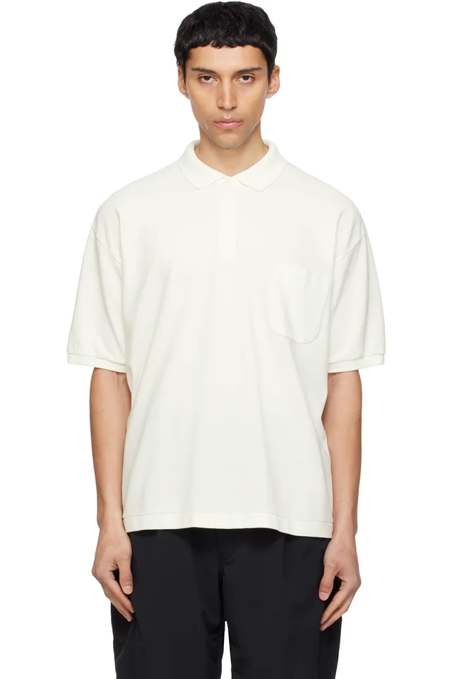 nanamica Off-White Short Sleeve Polo, image 1 of 1 from SSENSE