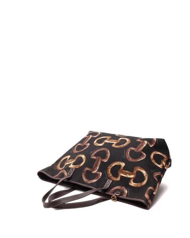 Gucci Horsebit Tote Bag in Canvas from A Retro Tale, photo 5 of 8