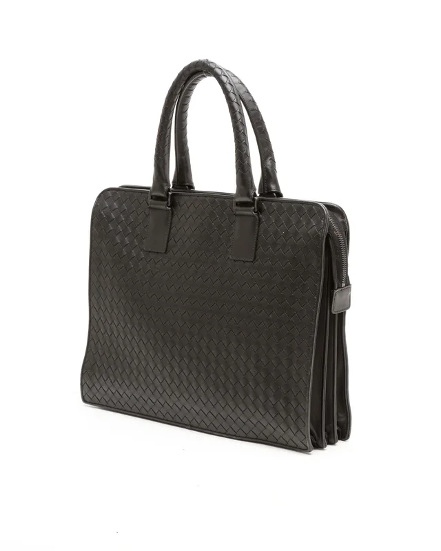 Bottega Veneta Intrecciato Business Bag in Woven leather from A Retro Tale, photo 3 of 15
