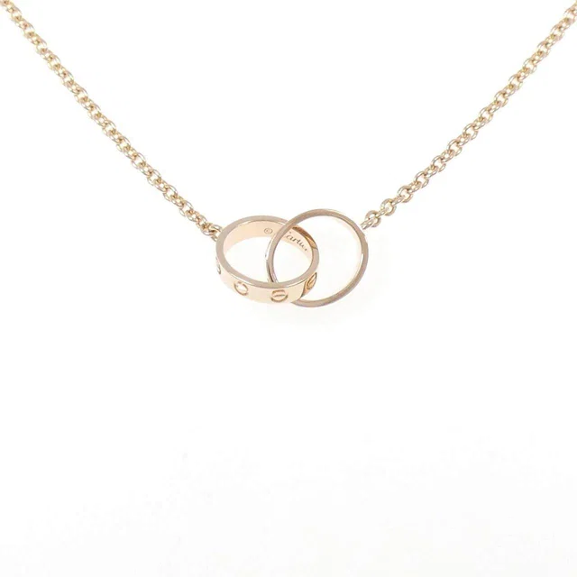 Cartier Baby Love 750 Pink Gold Necklace in Pink from LuxUness
