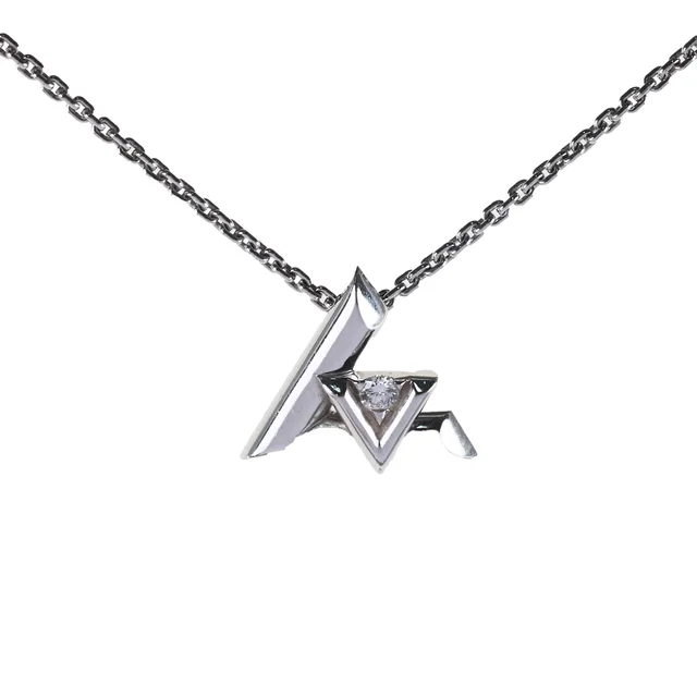 Louis Vuitton Volt Necklace in White from The Purse Affair