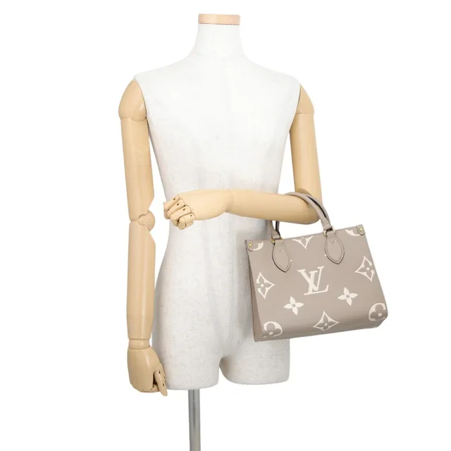 Louis Vuitton Onthego Tourterelle claimM45779 Bicolor Monogram Empreinte Leather Monogram Giant Size PM in Leather from GALLERY RARE, photo 5 of 17