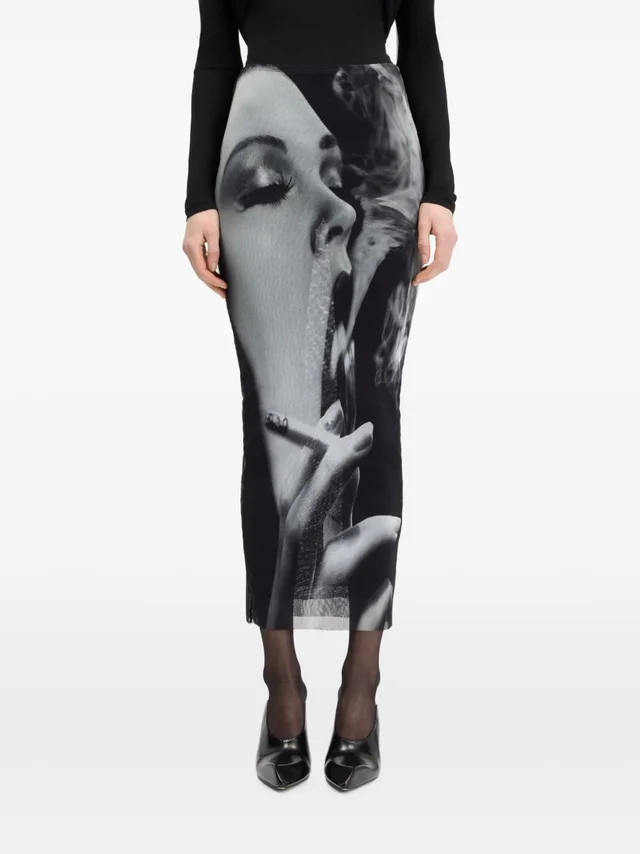 Jean Paul Gaultier Midi pencil skirt, photo 2 of 5 from SENSER