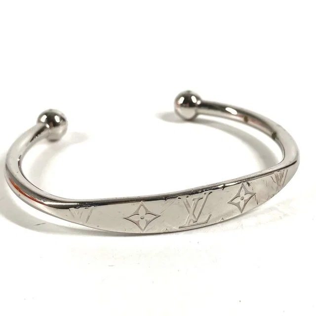 Louis Vuitton Bangle Jungkook Monogram Metal Silver Bracelet in Silver from The Reluxe