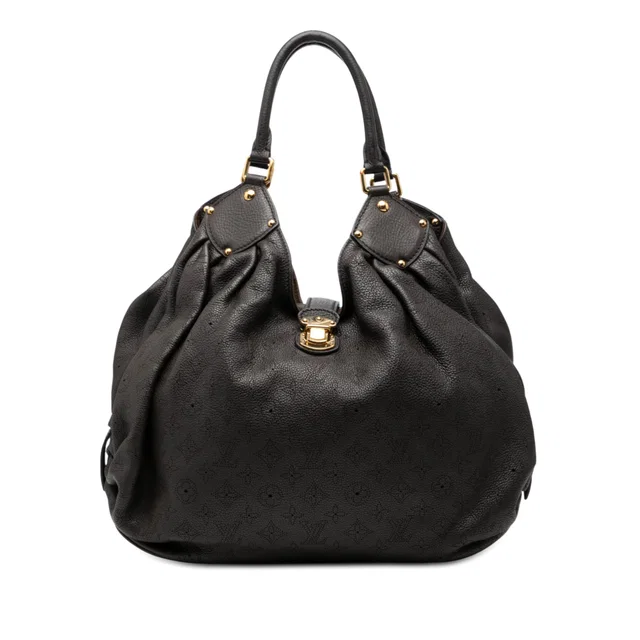 Brown Louis Vuitton Monogram Mahina XL Hobo Bag in Brown Leather from Designer Revival