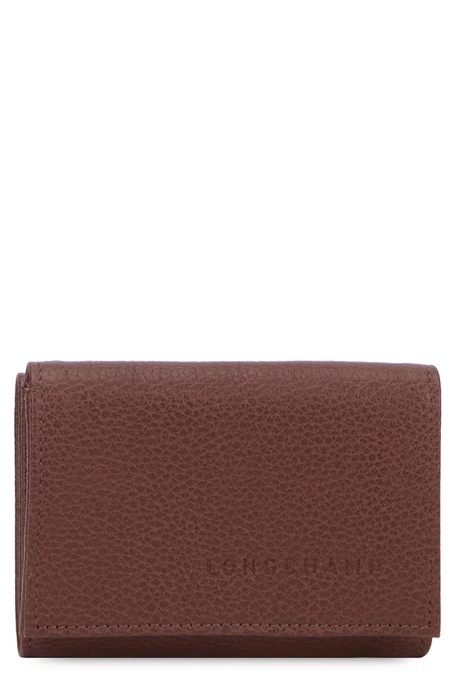 Longchamp Leather Wallet — Brown in Brown Leather from HEWI
