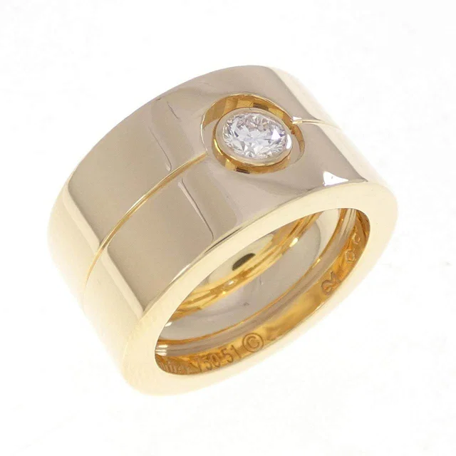 Cartier High Love 750 Yellow Gold Ring Size 11 in Yellow from LuxUness