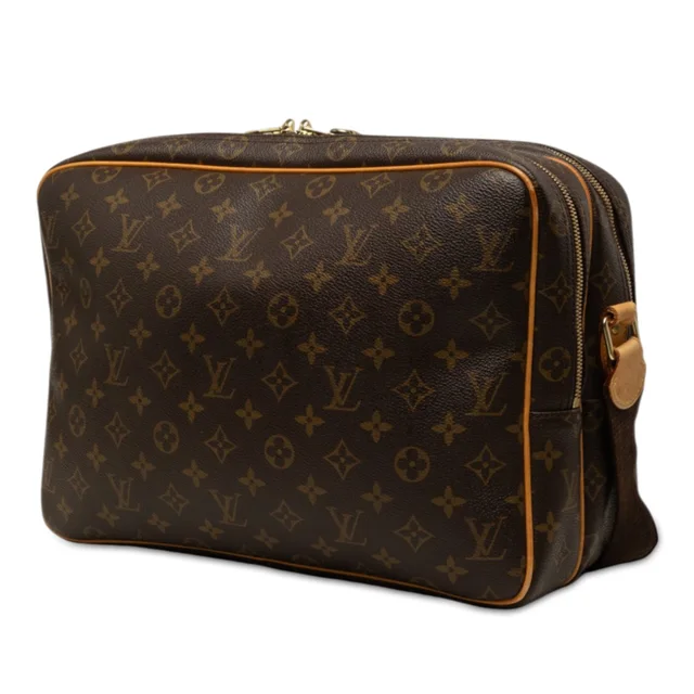 Brown Louis Vuitton Monogram Reporter GM Crossbody Bag in Brown Coated canvas from Designer Revival, photo 2 of 2