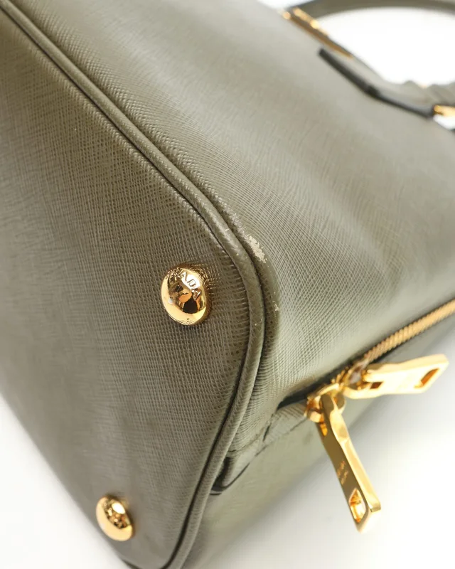 Prada Saffiano Lux Promenade Top Handle Bag in Saffiano leather from A Retro Tale, photo 12 of 16