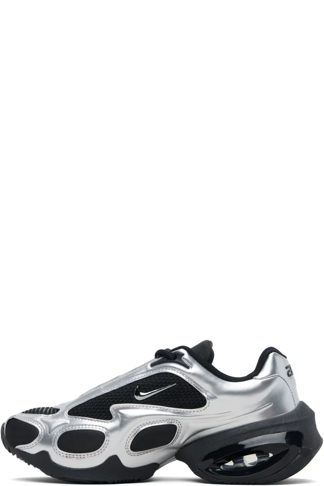 Nike Black & Silver Air Max Muse Sneakers, photo 3 of 5 from SSENSE