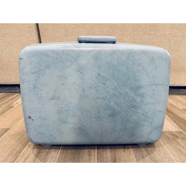 Samsonite Vintage Profile Light Blue Hard Shell Carry On Suitcase 70s Usa Retro in blue from Poshmark
