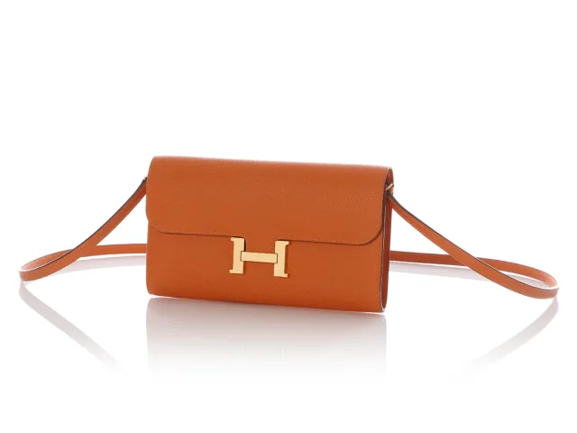 Hermès Epsom Constance To Go in Orange Epsom leather from Ann's Fabulous Finds, photo 2 of 10