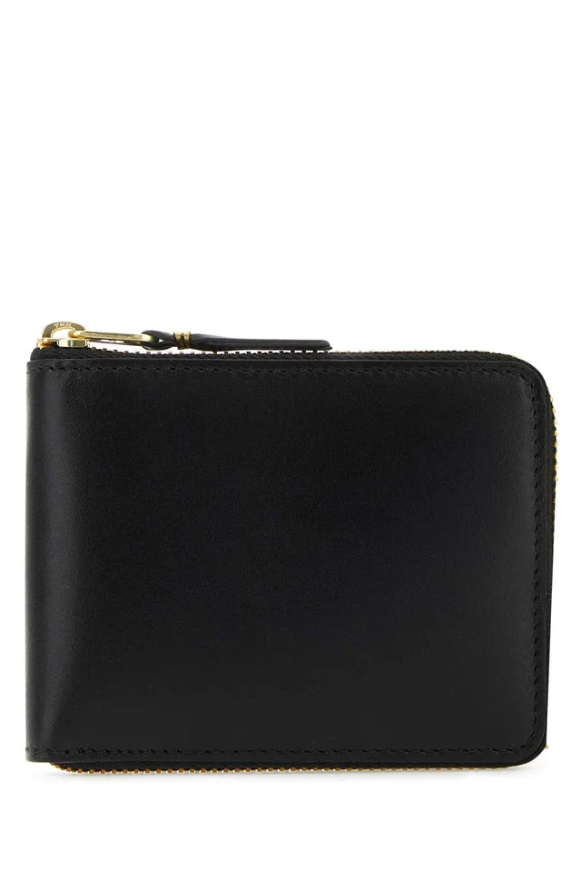 Comme des Garçons Wallet — Black Exterior: Leather in Black Leather from HEWI