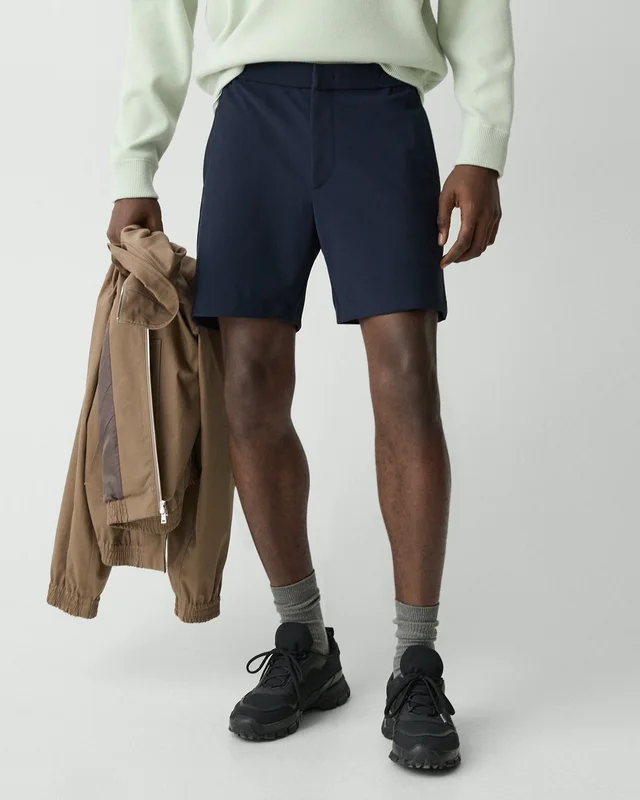 Theory Curtis Drawstring Short in Precision Ponte, photo 5 of 5 from Theory