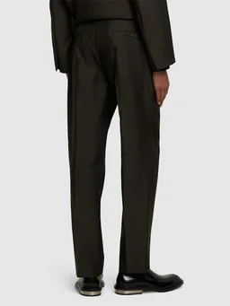 Fear of God Wide-leg trousers with pleats in 70% Virgin Wool, 30% Silk, photo 3 of 5 from LUISAVIAROMA