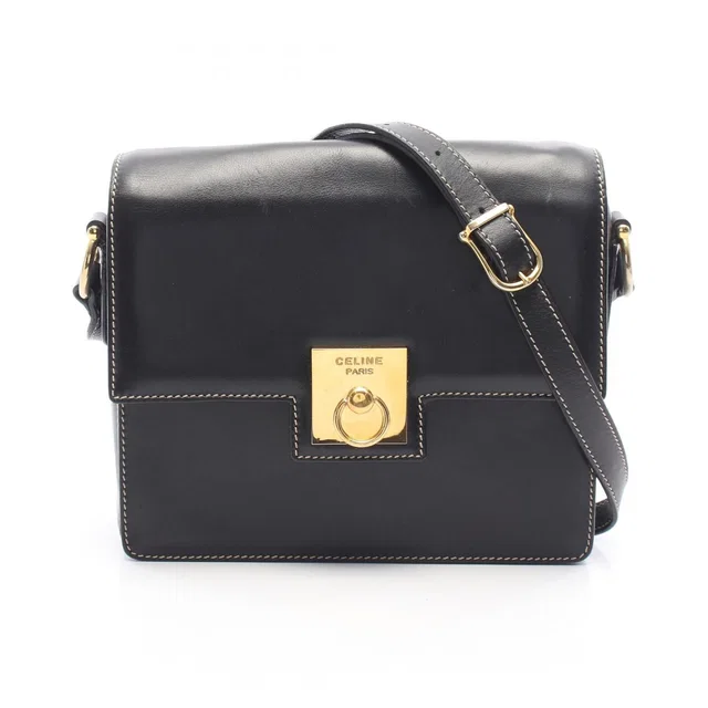 Celine Shoulder Bag Leather in Leather from The Reluxe