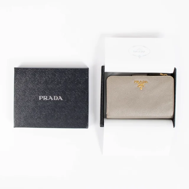 Prada Saffiano Wallet in Taupe Saffiano leather from Labellov, photo 5 of 6