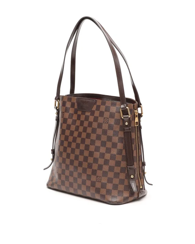 Louis Vuitton Damier Ebene Cabas Rivington Tote Bag in Brown from A Retro Tale, photo 2 of 13