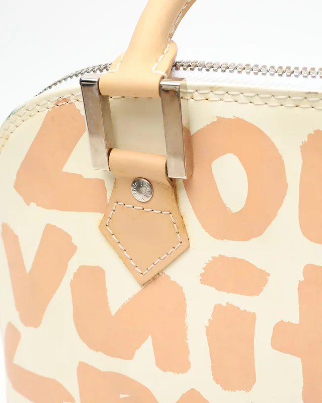 Louis Vuitton Stephen Sprouse Graffiti Alma MM Bag in Leather from A Retro Tale, photo 7 of 11