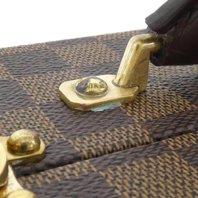 Louis Vuitton Damier Jewelry Case in Brown Canvas from LuxUness, photo 4 of 10