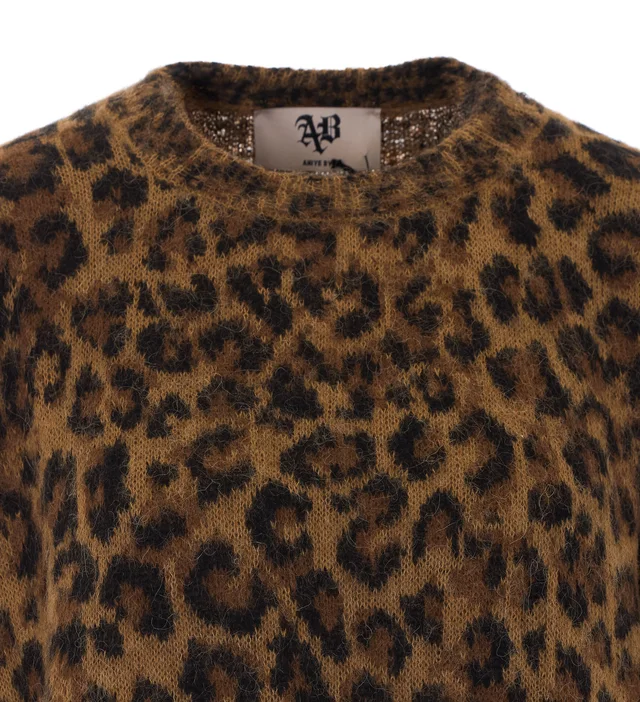 Aniye By Felly Leopard-Pattern Knitted Sweater, photo 3 of 4 from SENSER