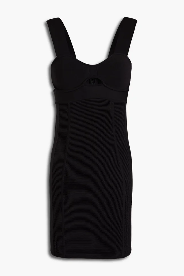 Hervé Léger Cutout Bandage Mini Dress in Black from THE OUTNET, photo 1 of 1