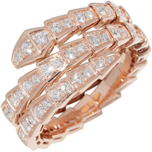 Bvlgari Serpenti Viper Au750 Ring Size 2XL from LuxUness