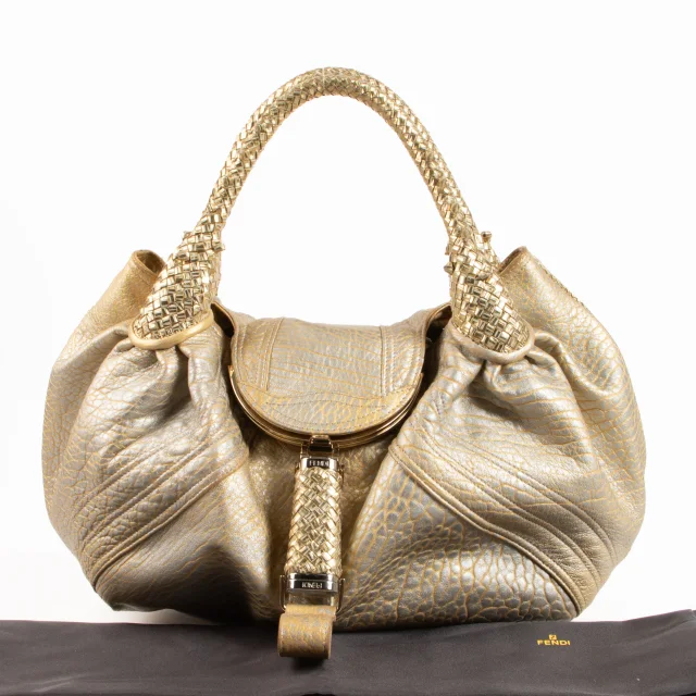 Fendi Spy Bag in Gold Leather from Labellov, photo 2 of 8