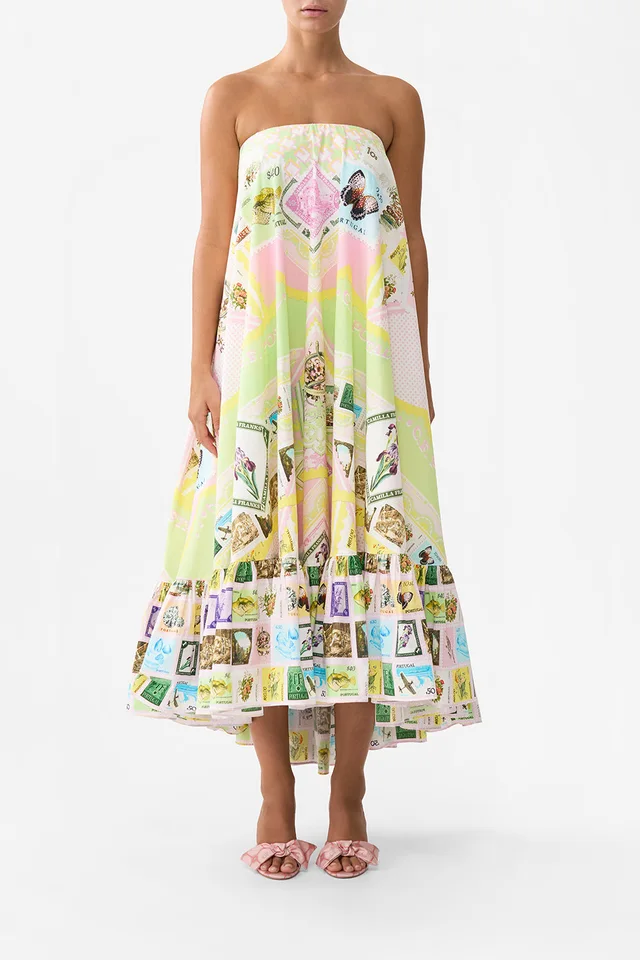Camilla eBoutique STRAPLESS MAXI WITH RUFFLE HEM WITH LOVE FROM LISBON from CAMILLA, photo 1 of 1