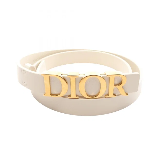 Dior Belt D-dream Gold Leather in Gold Leather from The Reluxe