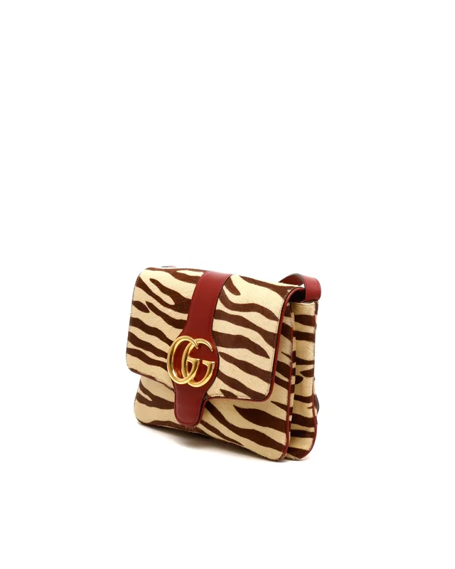 Gucci Medium Arli Zebra Ponyhair Bag in Leather from A Retro Tale, photo 2 of 10
