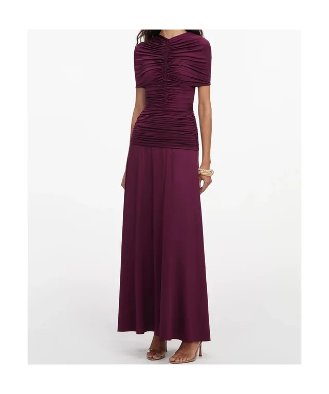 Self-Portrait Knitted Pleated Midi Dress, photo 5 of 9 from SENSER