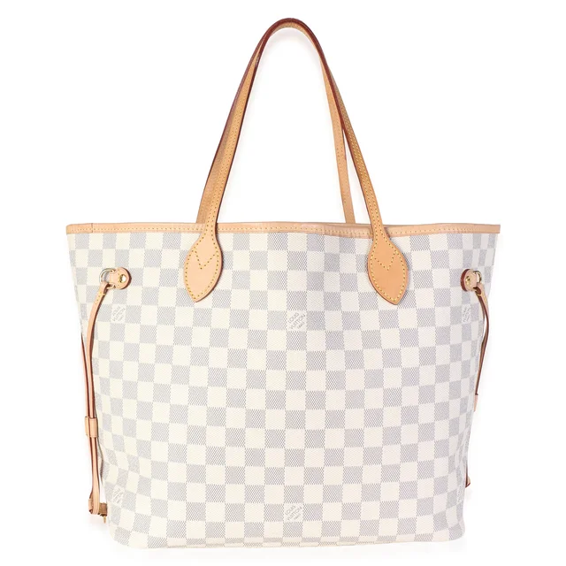 Louis Vuitton Damier Azur Canvas Neverfull MM in Canvas from myGemma