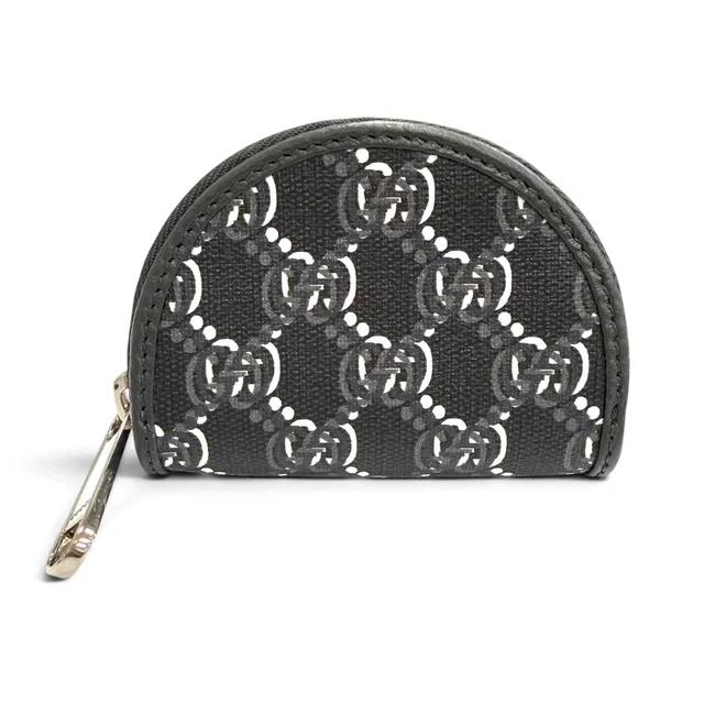 Gucci GG Shadow Air Pods Holder Case Earphones Half Moon Shape Black Silver in Black from The Reluxe