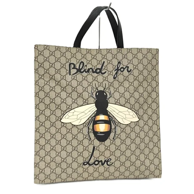 Gucci GG Supreme Beam Handbag Brown in Brown Coated canvas from The Reluxe