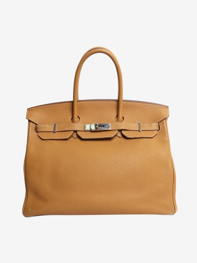 Hermès Brown 2014 Birkin 35 bag in Brown Leather from Sign of the Times