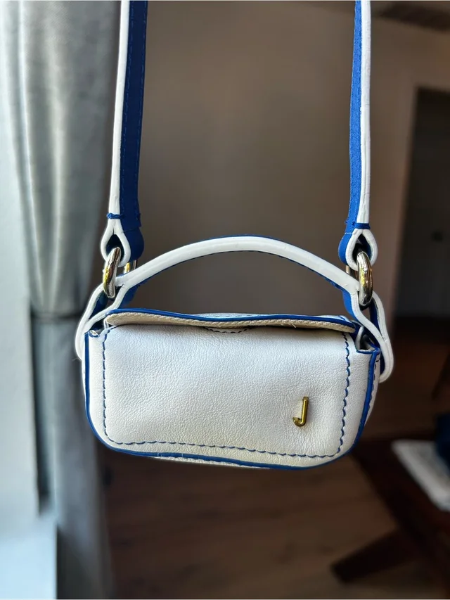Jacquemus Le Nani Mini Bag In White And Blue in blue|white from Poshmark