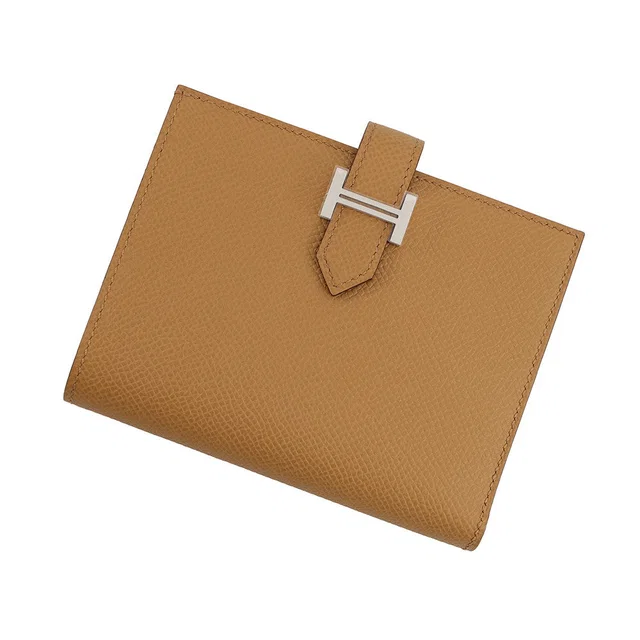 Hermès Bean compact Biscuit Epsom in Epsom leather from GALLERY RARE