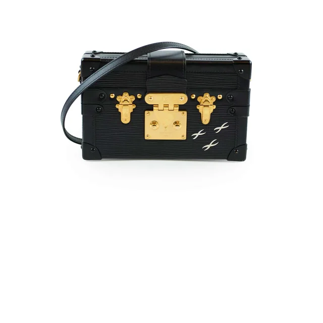 Louis Vuitton Petite Malle Epi Black in Black Leather from The Purse Affair