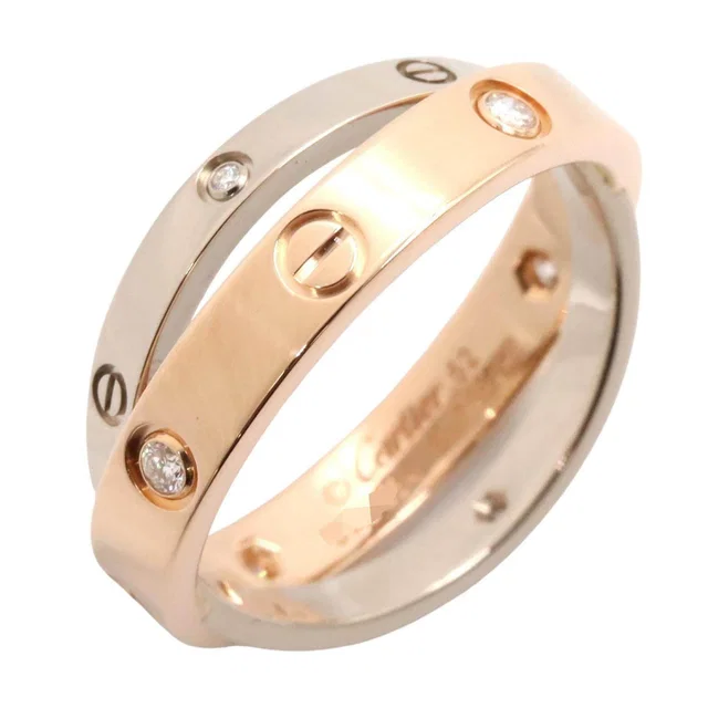 Cartier Bee Love Au750 Diamond Ring Size 12 from LuxUness