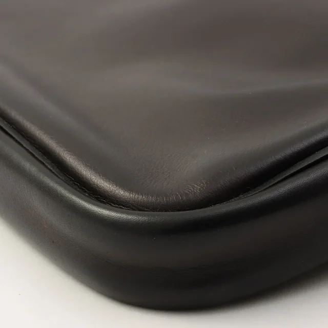 Hermès 2012 Leather 2-Way Bag, Black in Black Leather from VINTAGE QOO TOKYO, photo 8 of 10